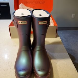 Hunter Women's original short nebula rainboots